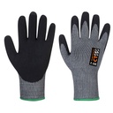 Guante ct de ahr+ nitrilo esponjoso gris/negro