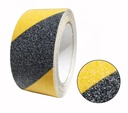 Cinta antiderrapante amarillo/negra 5 m