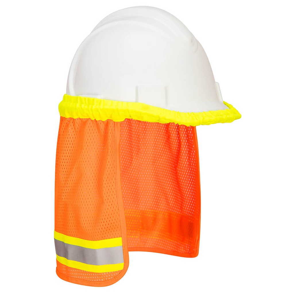 Visera para el cuello de alta visibilidad 